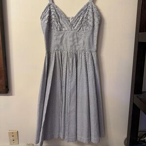 Trashy Diva Blue and White Striped Dress